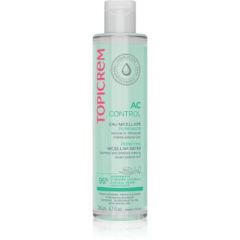 Topicrem AC Purifying Micellar Water apa pentru curatare cu particule micele pentru tenul gras, predispus la acnee 200 ml