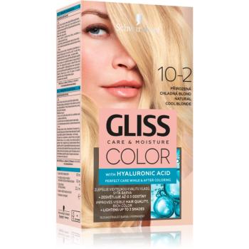 Schwarzkopf Gliss Color Culoare permanenta pentru par culoare 10-2 Natural Cool Blonde 2x60 ml