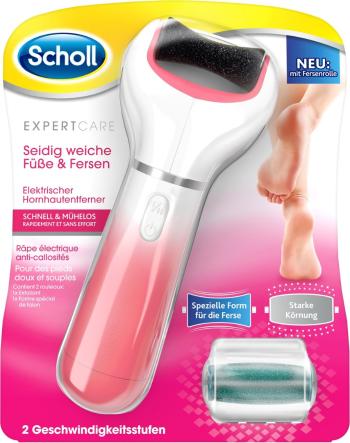 Scholl Pilă electrică pentru picioare Velvet Smooth și cap dur rotativ, cu cristale de diamant