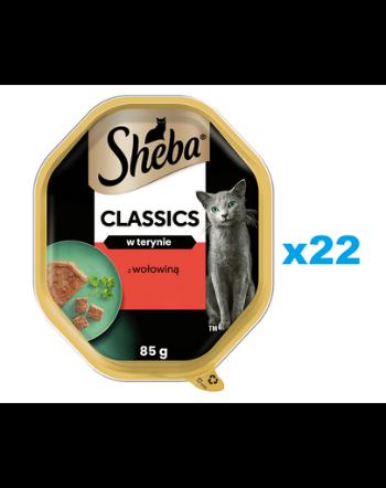 SHEBA Classics pate vita 22x85 g mancare umeda completa pentru pisici adulte