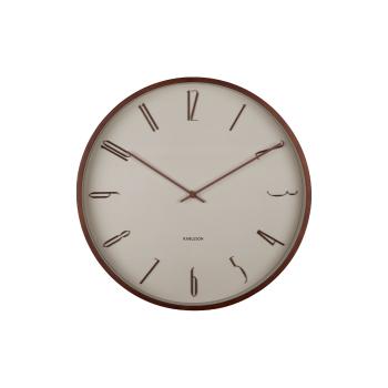 Karlsson 6014WG design ceas de perete bej,diametru 40 cm
