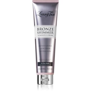 Loving Tan Bronze Shimmer crema autobronzanta culoare Ultra Dark 120 ml