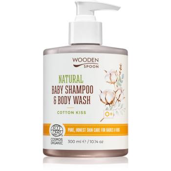 WoodenSpoon Natural Gel de dus si sampon pentru copii 2 in 1 300 ml