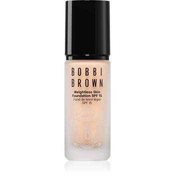 Bobbi Brown Weightless Skin Foundation SPF 15 Mini tartós matt alapozó hidratáló hatással árnyalat Warm Beige 13 ml