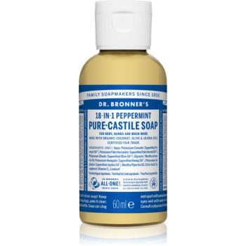 Dr. Bronner’s Peppermint săpun lichid universal 60 ml