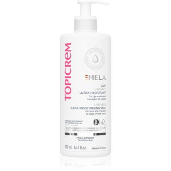 Topicrem MELA Unifying Ultra-Moisturizing Milk SPF15 lapte hidratant impotriva petelor SPF 15 500 ml