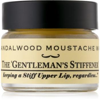 Captain Fawcett Moustache Wax The Gentleman's Stiffener ceara pentru mustata Sandalwood 15 ml