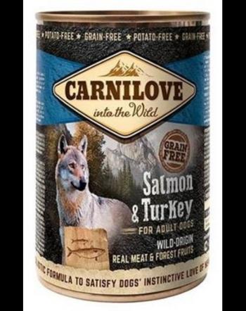 CARNILOVE Wild Meat Salmon&amp;Turkey somon și curcan 400 gr
