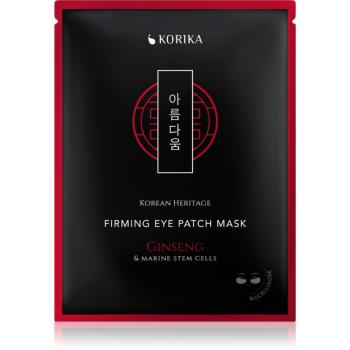 KORIKA Korean Heritage Ginseng & Marine Stem Cells Firming Eye Patch Mask masca pentru fermitate zona ochilor 2 buc