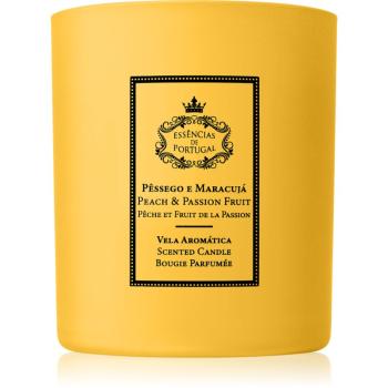 Essencias de Portugal + Saudade Natura Peach & Passion Fruit lumânare parfumată 180 g