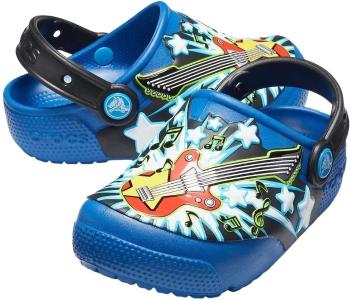 Crocs Fun Lab Guitar Clog Sandály Blue Jean 24-25