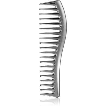 Janeke Chromium Line Wavy Comb for Gel Application pieptene de păr pentru aplicarea produselor cu textură de gel 18,5 x 5 cm 1 buc