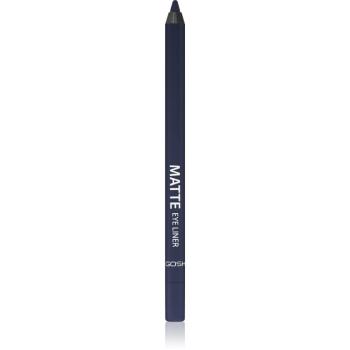 Gosh Matte eyeliner khol cu efect matifiant culoare 009 Midnight Blue 1.2 g