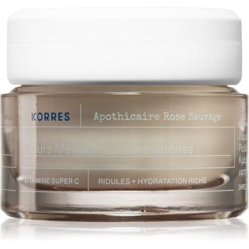 Korres Wild Rose crema de zi radianta pentru tenul uscat 40 ml