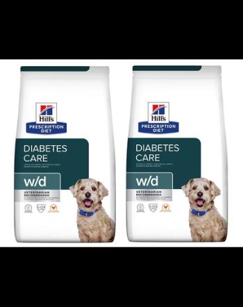 HILL'S Prescription Diet w/d Canine 8 (2x4 kg) pentru caini cu diabet