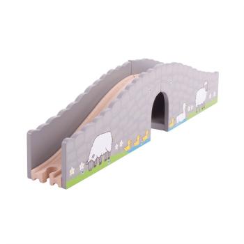 Bigjigs Rail Farm pod cu tunel