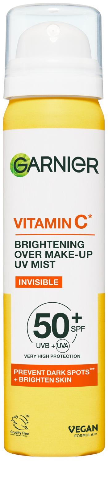 Garnier Loțiune strălucitoare pentru piele SPF 50+ Vitamin C (Brightening Over Make-up UV Mist) 75 ml