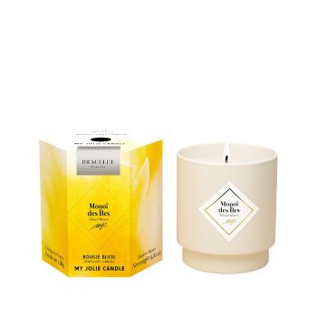 My Jolie Candle Lumânare parfumată 36h cu brățară Silver Les Surprenantes Insula Monoi 320286