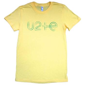 U2 tričko Brazil Logo Babydoll Žltá XL