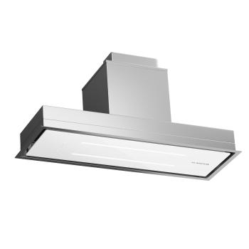 Klarstein High Line Eco 90, Hotă de tavan, 90 cm, 436 m³/h, niveluri, telecomandă, iluminare ambientală