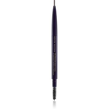 Kevyn Aucoin The Precision Brow Pencil creion pentru sprancene cu pensula culoare Brunette 0,1 g