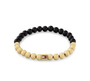 Tommy Hilfiger Brățară din mărgele cu onix Semi-Precious Beads 2780961