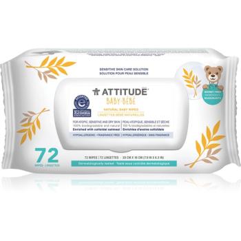 Attitude Baby-Bébé șervețele umede pentru copii pentru piele foarte sensibila sau cu dermatita atopica 72 buc