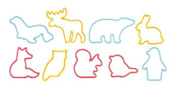 Tescoma DELICIA KIDS tăietori pentru animale, 9buc