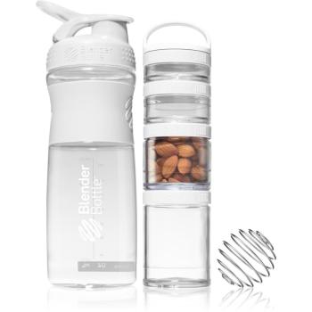 Blender Bottle Sport Mixer® GoStak set cadou pentru sportivi culoare White