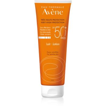 Avène Sun Lotion lapte de corp pentru soare rezistent la apa SPF 50+ 250 ml