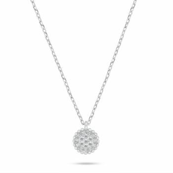 Brilio Silver Colier elegant din argint cu zircon cubic NCL207W