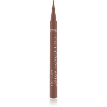 Catrice Calligraph Artist Matte tuș de ochi tip cariocă cu efect matifiant culoare 010 · Roasted Nuts 1,1 ml