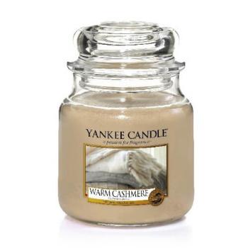 Yankee Candle Lumânare aromatică medie Warm Cashmere 411 g