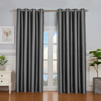 Draperie blackout 4Home Cairo gri închis, 150 x 250 cm, gri închis