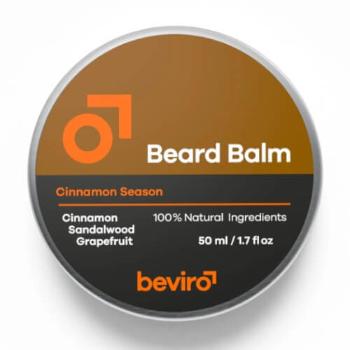 beviro Balsam pentru barbă cu miros de grapefruit, scorțișoară și lemn de santal (Beard Balm) 50 ml