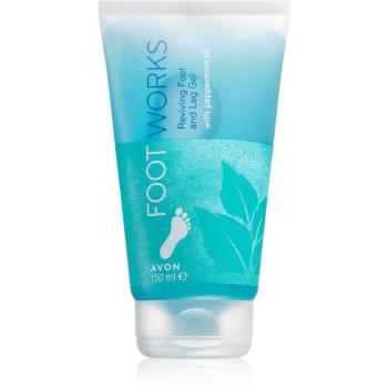 Avon Foot Works Peppermint & Aloe Vera crema de picioare 150 ml