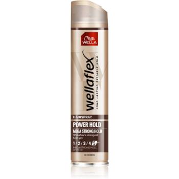 Wella Wellaflex Power Hold Form & Finish fixativ pentru păr cu fixare foarte puternică pentru o fixare naturala 250 ml