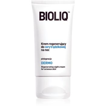 Bioliq Dermo crema regeneratoare de noapte pentru ten acneic 50 ml