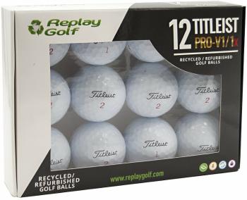 Replay Golf Titleist Pro V1/Pro V1x Refurbished Golf Balls  Használt golflabda 12 db