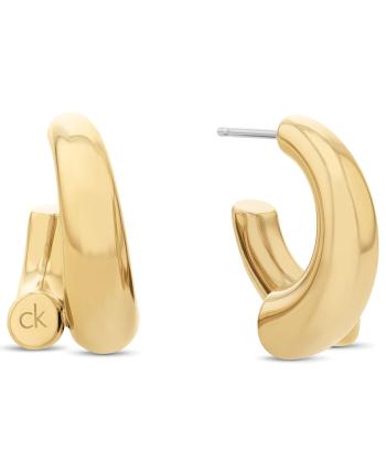 Calvin Klein Cercei rotunzi moderni din oțel Spiral 35000765