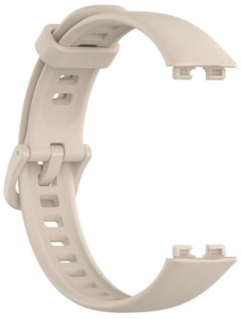 4wrist Curea din silicon pentru Huawei Watch Band 10, 9, 8 - Beige
