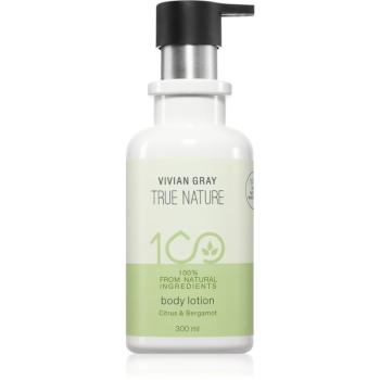 Vivian Gray True Nature Citrus & Bergamot lotiune de corp hranitoare 300 ml