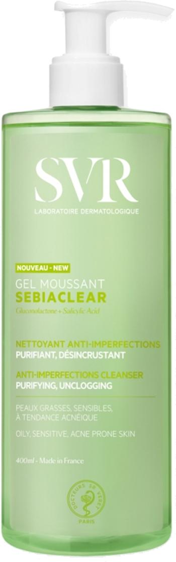 SVR Gel de curățare pentru ten gras și predispus la acnee Sebiaclear (Anti-Blemishes Cleanser) 400 ml