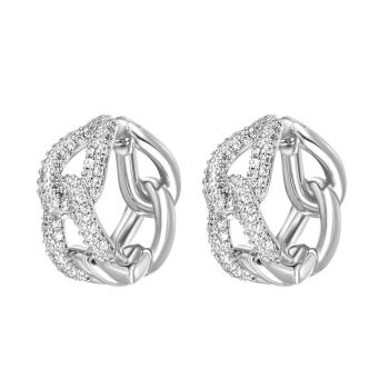 CRYSTalp Cercei rotunzi masivi cu cristale Luxury 42311.R