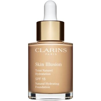 Clarins Skin Illusion Natural Hydrating Foundation makeup radiant cu hidratare SPF 15 culoare 106N Vanilla 30 ml