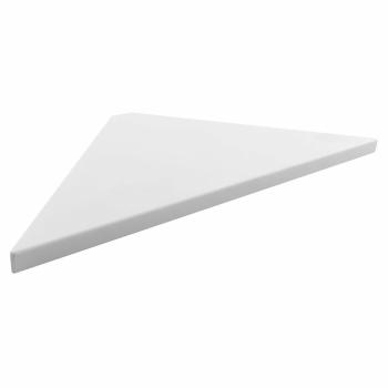 SAPHO AE200-0101 Abeline rockstone sarokpolc20 x 20 cm, fehér matt, fehér