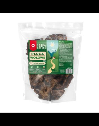 MACED Natural Recompense pentru caini, plamani vita 350 g