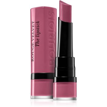 Bourjois Rouge Velvet The Lipstick ruj mat culoare 19 Place De Roses 2,4 g