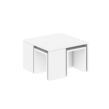Masă de cafea Ortanca White, alb
