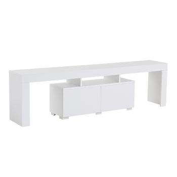 Masă TV Enclave Natural White, alb